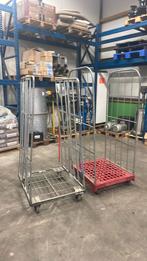 Te koop twee transport wagens, Doe-het-zelf en Verbouw, Transportwagens, 100 liter of meer, Ophalen of Verzenden, Zo goed als nieuw