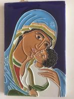 Tegel Maria en kind, Ophalen of Verzenden, Zo goed als nieuw, Overige typen, Christendom | Katholiek