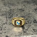 14 karaat gouden ring bmw model pink ring, Sieraden, Tassen en Uiterlijk, Ringen, 20 of groter, Heer, Ophalen of Verzenden, Zo goed als nieuw
