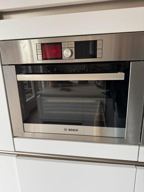 Bosch combi stoomoven HBC36D753, Witgoed en Apparatuur, Ovens, Gebruikt, Inbouw, Oven, 45 tot 60 cm, 45 tot 60 cm, Hete lucht