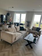 Vogue Bank & Fauteuil - Stof, Inclusief Factuur, 75 tot 100 cm, Ophalen of Verzenden, Zo goed als nieuw, Rechte bank