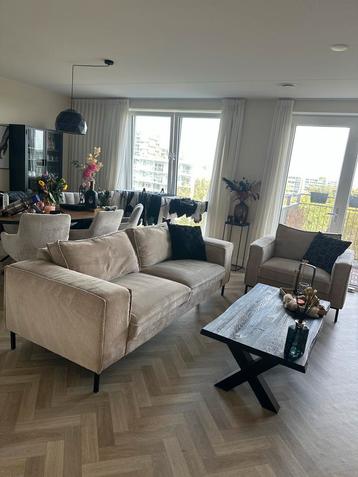 Vogue Bank & Fauteuil - Stof, Inclusief Factuur beschikbaar voor biedingen