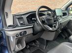 Ford Transit 2.0TDCI 130PK L2H2 EDITION / Camera / Cruisecon, Auto's, Voorwielaandrijving, 4 cilinders, Met garantie (alle), Blauw