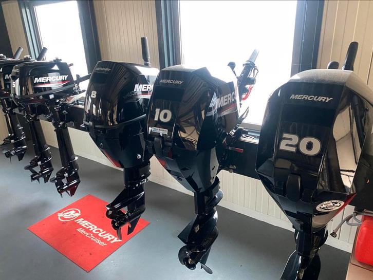 Mercury nieuwe buitenboordmotoren actieprijzen, Watersport en Boten, Buiten- en Binnenboordmotoren, Zo goed als nieuw, Benzine