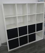 Ikea kallax kast incl. bakken, Huis en Inrichting, Kasten | Wandmeubels, Ophalen of Verzenden, Gebruikt, 25 tot 50 cm, Minder dan 150 cm