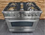 🔥Luxe Boretti Fornuis 80cm rvs klassiek 1 oven 5 pits, Witgoed en Apparatuur, Fornuizen, Niet ingevuld, 60 cm of meer, Niet ingevuld
