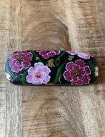Handbeschilderde Brillenkoker Bloemen🩷, Ophalen of Verzenden, Nieuw