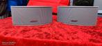 Bose 321 Gemstone luidsprekers zilvergrijs 2x, Ophalen of Verzenden, Zo goed als nieuw, Front, Rear of Stereo speakers, Bose