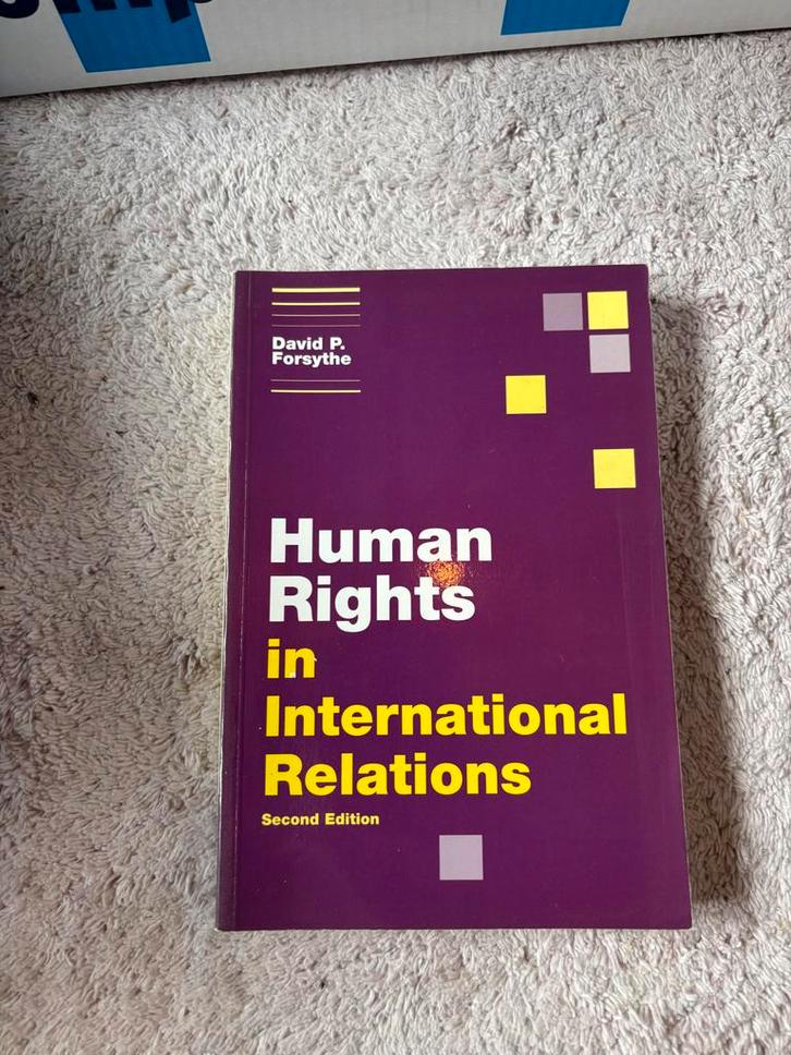 Human Rights in International Relations - Forsyth, Boeken, Politiek en Maatschappij, Zo goed als nieuw, Juridisch en Recht, Wereld