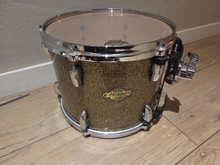 Pearl Masters MCX 13 x 10 inch tom incl. Tomarm en Optimount, Muziek en Instrumenten, Drumstellen en Slagwerk, Zo goed als nieuw