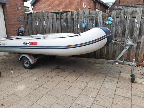 Zodiac boot. 3.80 m, Watersport en Boten, Rubberboten, Gebruikt, Zodiac, Aluminium, Minder dan 70 pk, Benzine, Ophalen