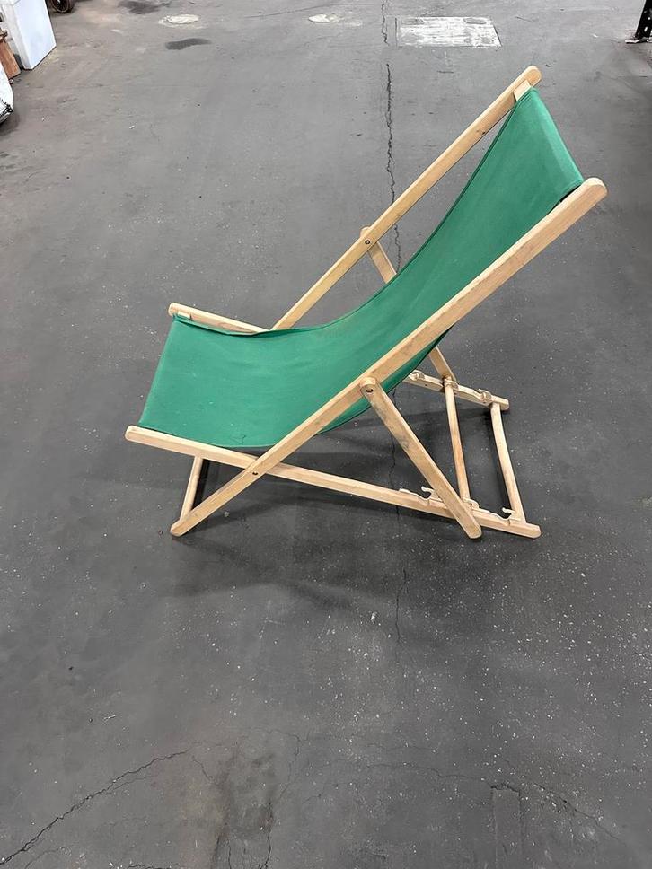 Grote partij strandstoelen te koop!, Tuin en Terras, Ligbedden, Nieuw, Hout, Inklapbaar, Ophalen of Verzenden