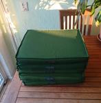 5 Groene Stoelkussens Oxford - Set van 5, Ophalen, Overige kleuren, Zo goed als nieuw, Tijdloos