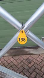 Bordestrap Platformtrap boottrap 7 treden 152 cm Zarges, Doe-het-zelf en Verbouw, Ladders en Trappen, Ophalen, Gebruikt, H.O.Albert Ale Slotema