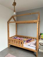 Steigerhout Peuterbed 80x160, Overige typen, Zo goed als nieuw, Ophalen