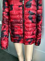 i639 Airforce maat 40=M jas winterjas jack puffer rood/zwart, Kleding | Dames, Jassen | Winter, Maat 38/40 (M), Airforce, Ophalen of Verzenden