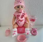 Baby Born pop Meisje Soft Touch Babyborn., Ophalen of Verzenden, Zo goed als nieuw, Babypop