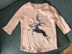 Roze shirt WE met hert in maat 110/116, Kinderen en Baby's, Kinderkleding | Maat 110, Meisje, Ophalen of Verzenden, WE Fashion