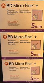 3 doosjes BD naaldjes 5mm - over datum, BD, Nieuw, Ophalen of Verzenden, N/A