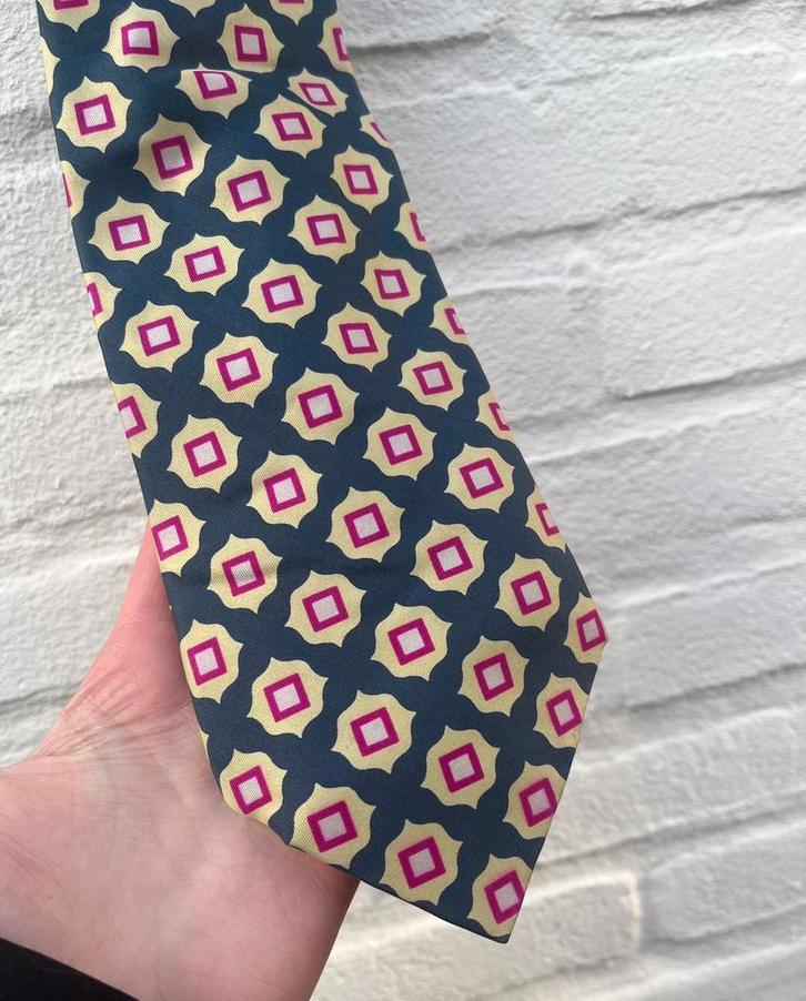 Castore e Polluce vintage stropdas – 100% zijde, Kleding | Heren, Stropdassen, Zo goed als nieuw, Ophalen of Verzenden