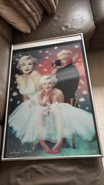 MARILYN MONROU PORTRET (3D), Huis en Inrichting, Minder dan 50 cm, 50 tot 75 cm, Metaal of Aluminium, Ophalen of Verzenden