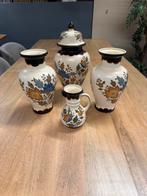 Vazen set 4 Delig Gouda plateel Holland Handwerk Nu €39,-, Ophalen