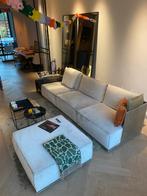 Modulaire Grey/7 Bank - 3 Elementen + Maatwerk Meubel, Huis en Inrichting, 250 tot 300 cm, Luxe stof met leder aan de achterkant & zijkant van een element