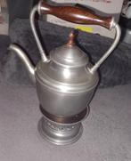 Theepot Theelichthouder Tin Engel Bazuin Tinnen Thee, Ophalen of Verzenden