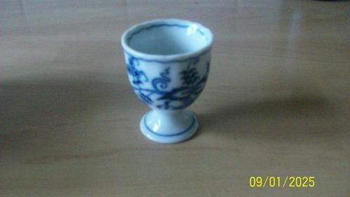 Blue Danube eierdopje en 4 onderzetters, Antiek en Kunst, Antiek | Porselein, Ophalen of Verzenden