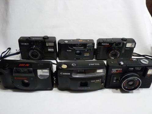 6x Point and Shoot camera's: Minolta Kodak Canon Samsung, Audio, Tv en Foto, Fotocamera's Analoog, Zo goed als nieuw, Compact