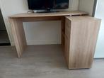 Praktisch, mooi, degelijk bureau met kast en lade., Ophalen, Zo goed als nieuw, Bureau