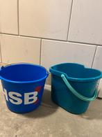 2x Emmer - Handig voor klussen!, Ophalen, Gebruikt, Kunststof, Met handgreep