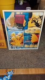 Frame (gebroken glas), 4 abstracte tekeningen, €45, Ophalen
