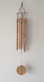 Windgong, windspel, metaal, hout, houtlook, Ophalen of Verzenden, Nieuw