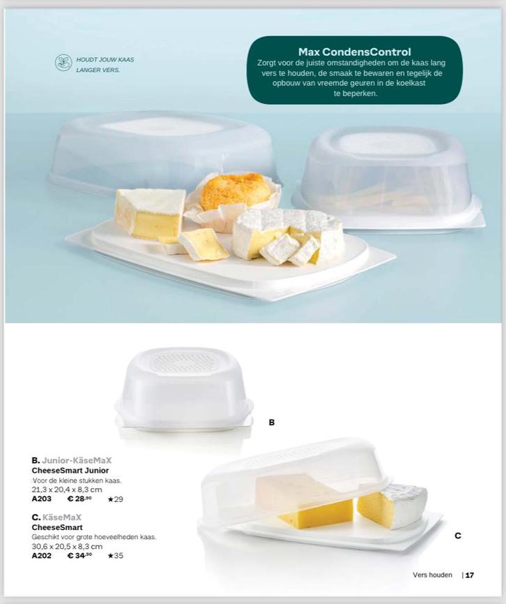 Tupperware CheeseSmart # junior, Huis en Inrichting, Keuken | Tupperware, Nieuw, Bak of Kom, Ophalen of Verzenden