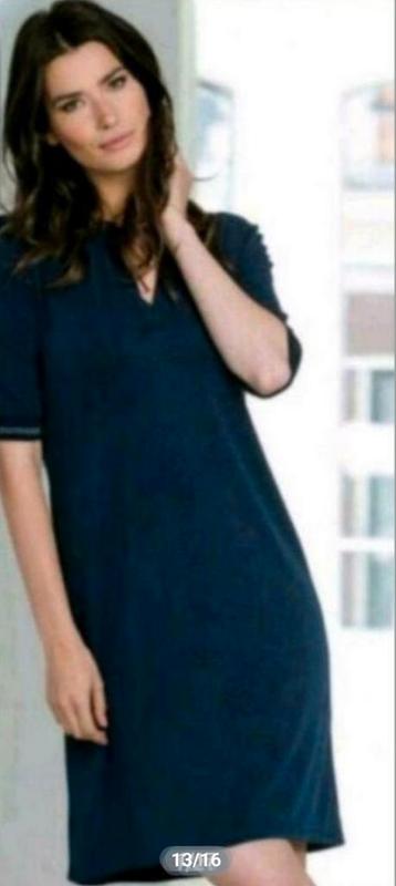 Nieuwe donkerblauwe Geisha shirtdress, maat M/38
 beschikbaar voor biedingen