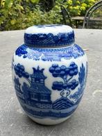 Blue Willow Chinese gemberpot met deksel, Ophalen of Verzenden