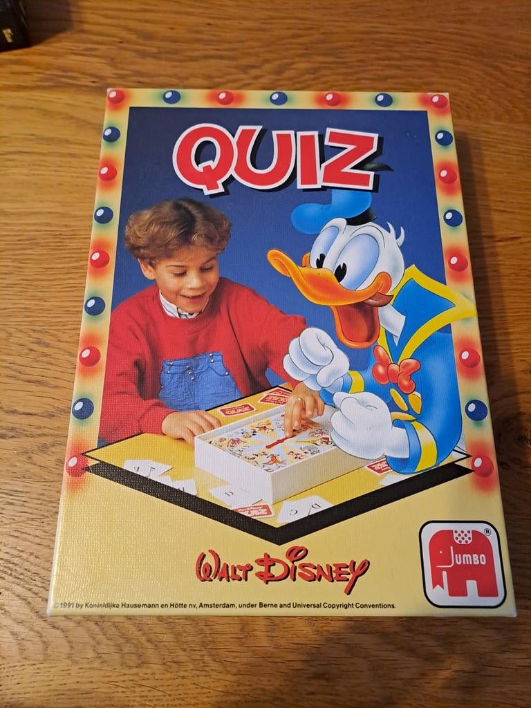 Walt Disney Quiz - Donald Duck - Jumbo, Hobby en Vrije tijd, Gezelschapsspellen | Bordspellen, Een of twee spelers, Ophalen of Verzenden