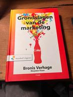 Grondslagen van de marketing Verhage 9e druk, Boeken, Ophalen of Verzenden, Zo goed als nieuw