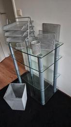 5-delige Bureau-accessoires Set, Zilver/Grijs Draadstaal, Ophalen, Zo goed als nieuw