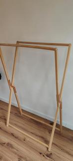 Kledingrek hout inklapbaar, Ophalen