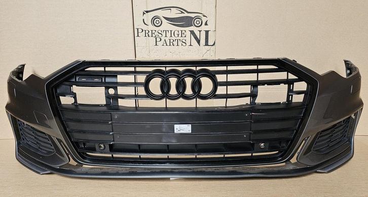 Voorbumper Audi A6 C8 4K S-Line 6xPDC KLS bj.2018-2023 SLINE, Auto-onderdelen, Carrosserie en Plaatwerk, Bumper, Audi, Voor, Gebruikt