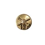 WWII US Collar Disc Coast Artillery Headquarters Screwback, Verzamelen, Militaria | Tweede Wereldoorlog, Ophalen of Verzenden