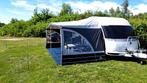 Caravanluifel maat 10, met powergrip lichtgewicht frame, Caravans en Kamperen, Voortenten en Luifels, Ophalen, Zo goed als nieuw