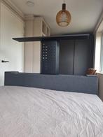 Bed voetenbord met TV lift 160 x 86 x 22 antraciet, Ophalen, Nieuw, Tweepersoons