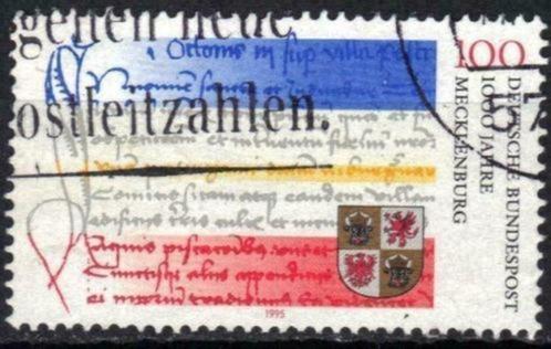 Duitsland Bundespost 1995 - Yvert 1614 - Mecklenburg (ST), Postzegels en Munten, Postzegels | Europa | Duitsland, Gestempeld, BRD