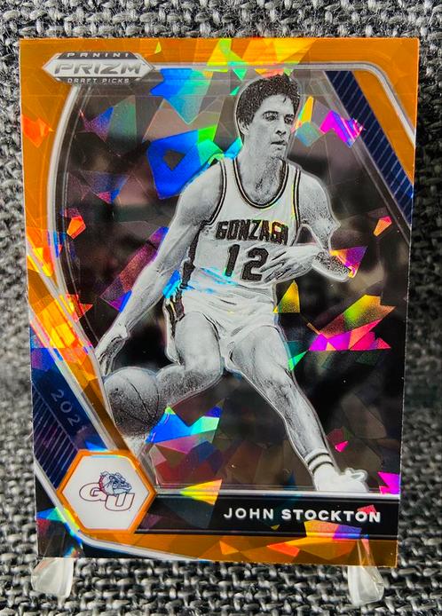 John Stockton Panini NBA basketball card Gonzaga Utah Jazz, Hobby en Vrije tijd, Stickers en Plaatjes, Nieuw, Plaatje, Ophalen of Verzenden