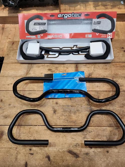 Ergotec sturen ergonomisch - 3 stuks - zie omschrijving, Fietsen en Brommers, Fietsen | Heren | Herenfietsen, Zo goed als nieuw