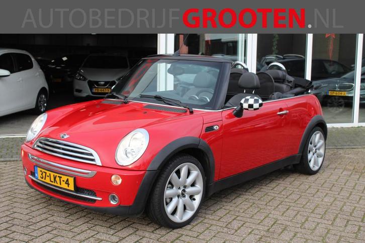 MINI Cabrio 1.6//Stoelverwarming//71.795km! (bj 2007), Auto's, Mini, Bedrijf, Te koop, Cabrio, ABS, Airbags, Alarm, Elektrische buitenspiegels