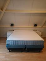 Boxspring 160x200 + IKEA Matras, Ophalen, Tweepersoons, Zo goed als nieuw, Bedbodem